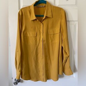 Gold Silk Blouse